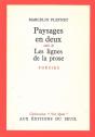 Paysages En Deux. Suivi De: Les Lignes De La Prose - Preview
