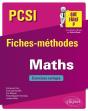 Pcsi ; Fiches-Méthodes ; Mathématiques ; Exercices Corrigés (Édition 2018) - Preview
