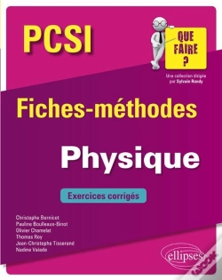 Capa do artigo Pcsi ; Fiches-Méthodes ; Physique ; Exercices Corrigés (Édition 2018)