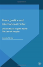 Peace, Justice And International Order - Preview