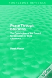Peace Through Education (Routledge Revivals)