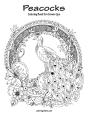 Peacocks Coloring Book For Grown-Ups 1 - Preview