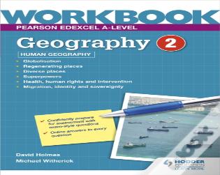 Pearson Edexcel A-Level Geography Workbook 2: Human Geography