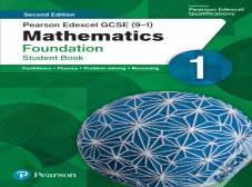 Pearson Edexcel Gcse (9-1) Mathematics Foundation Student Book 1