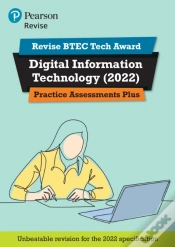 Capa do artigo Pearson Revise Btec 2022 Tech Award Digital Information Technology Practice Assessments Plus - For 2026, 2027 Exams