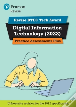 Capa do artigo Pearson Revise Btec 2022 Tech Award Digital Information Technology Practice Assessments Plus - For 2026, 2027 Exams