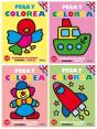 Pega Y Colorea. Primeras Palabras Español - Inglés (4 Títulos) - Preview