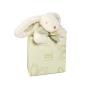 Peluche Coelho Branco Com Laço Verde 20Cm Doudou Et Compagnie Lapin Bonbon Dc4663 - Preview