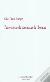 Pensée Formelle Et Sciences De L'Homme