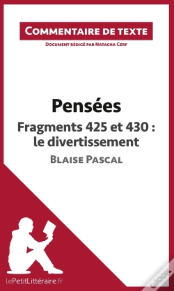 Capa do artigo Pensées De Blaise Pascal ; Fragments 425 Et 430 ; Le Divertissement