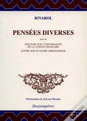 Capa do artigo Pensées Diverses ; Discours Sur L