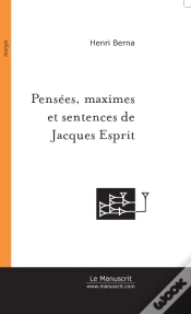 Capa do artigo Pensées,Maximes Et Sentences De Jacques Esprit