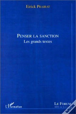 Capa do artigo Penser La Sanction ; Les Grands Textes