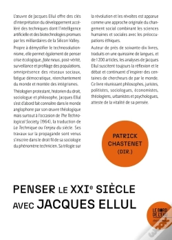 Capa do artigo Penser Le 21e Siècle Avec Jacques Ellul