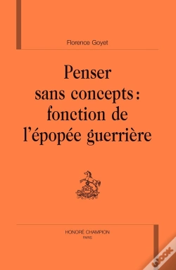 Capa do artigo Penser Sans Concepts ; Fonction De L'Épopée Guerrière