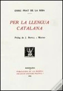 Capa do artigo Per La Llengua Catalana (Ed. Facsímil)