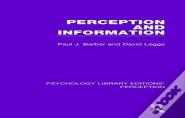 Perception And Information