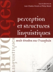 Capa do artigo Perception Et Structures Linguistiques ; Huit Études Sur L