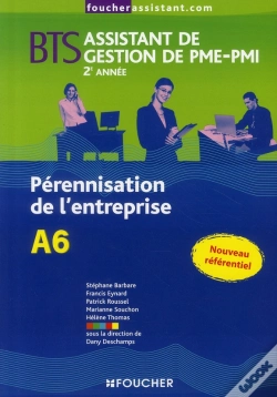 Capa do artigo Pérennisation De L'Entreprise, A6 ; Bts Assistant De Gestion De Pmi-Pmi, 2ème Année