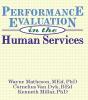 Performance Evaluation In The Human Services - Preview