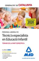 Personal Laboral Fix De Tècnic/A Especialista En Educació Infantil De La Generalitat De Catalunya. T