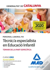 Capa do artigo Personal Laboral Fix De Tècnic/A Especialista En Educació Infantil De La Generalitat De Catalunya. T