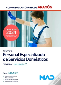Capa do artigo Personal Servicios Domesticos Dga. Temario Volumen 2 Ed.2024