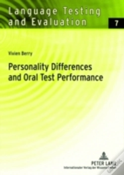 Capa do artigo Personality Differences And Oral Test Performance