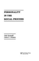 Personality In The Social Process
