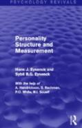 Personality Structure And Measurement (Psychology Revivals)