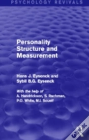 Capa do artigo Personality Structure And Measurement (Psychology Revivals)