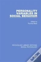 Personality Variables In Social Behavior