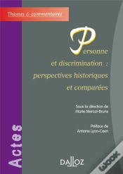 Capa do artigo Personne Et Discrimination ; Perspectives Historiques Et Comparees