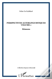 Capa do artigo Perspectives Alterlinguistiques Tome 1 ; Démons