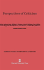 Perspectives Of Criticism - Preview