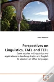 Capa do artigo Perspectives On Linguistics, Tafl And Te