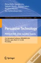 Persuasive Technology. Persuasive 2026 Satellite Events