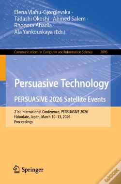 Capa do artigo Persuasive Technology. Persuasive 2026 Satellite Events