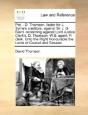 Pet. - D. Thomson, Factor For J. Syme'S - Preview
