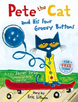 Capa do artigo Pete The Cat And His Four Groovy Buttons (Read Aloud)