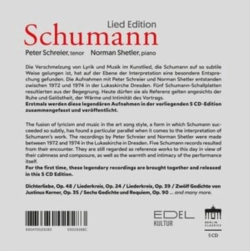 Capa do artigo Peter Schreier/Norman Shetler: Schumann Lied Edition - CD