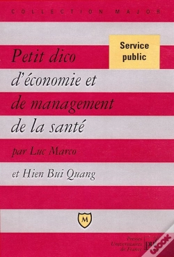 Capa do artigo Petit Dico D'Économie Et De Management De La Santé