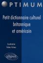 Petit Dictionnaire Culturel Britannique Et Américain - Preview