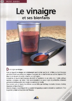 Capa do artigo Petit Guide T.173; Le Vinaigre Et Ses Bienfaits