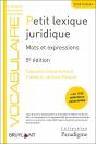 Petit Lexique Juridique (5e Édition) - Preview