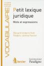 Petit Lexique Juridique. Mots Et Expressions - Preview