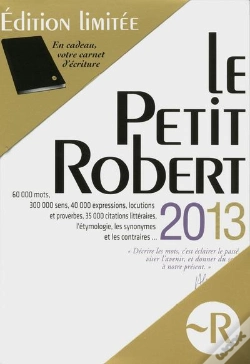 Capa do artigo Petit Robert 2013 Coffret