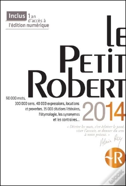 Capa do artigo Petit Robert Langue Francaise 2014