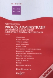 Capa do artigo Petit Traite Proces Administratif 2013/14