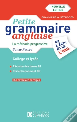 Capa do artigo Petite Grammaire Anglaise ;  De L'Écrit Et De L'Oral ; Niveau Intermédiaire B1 À B2